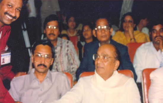 Magician Prasad with Telugu Cine Star A.Nageshwara Rao