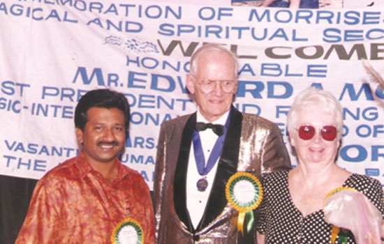 IBM President Mr. EDWARD MORRIS & Mrs. MORRIS , Mr.Nagendra Prasad