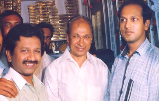 Nagendra Prasad with Dr. Rajkumar