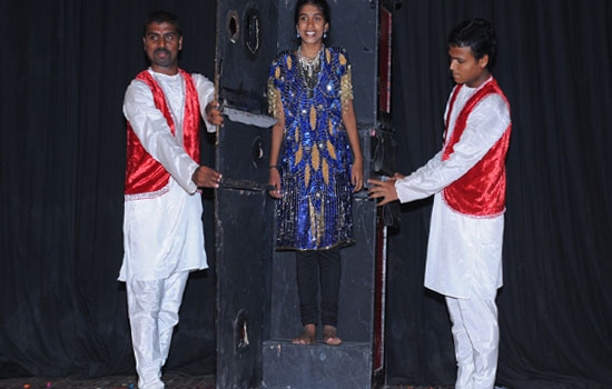 Nagendra Prasad uses Magic to mould society & family members