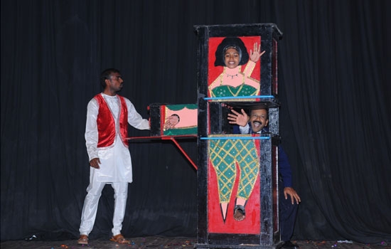 Nagendra Prasad uses Magic to mould society & family members