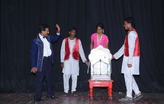 Nagendra Prasad uses Magic to mould society & family members