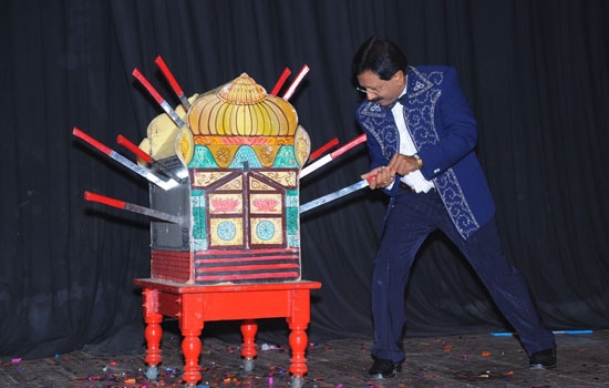 Nagendra Prasad uses Magic to mould society & family members